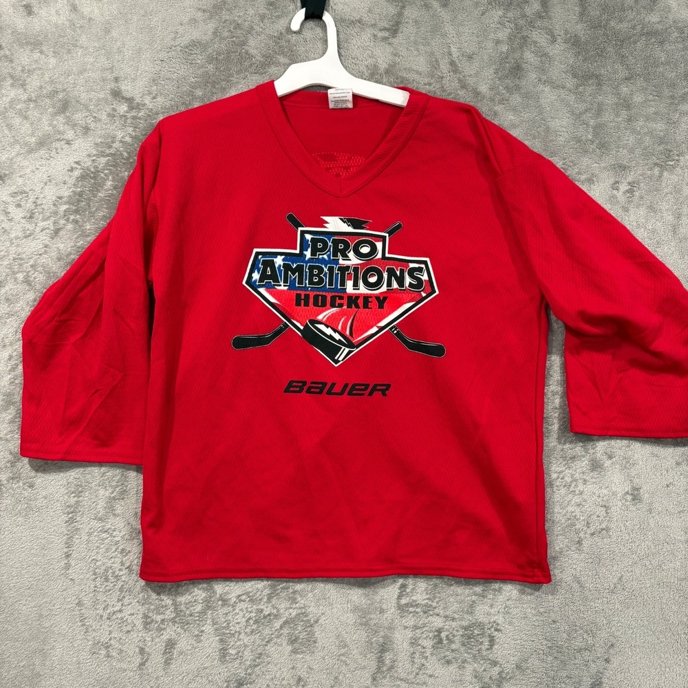 Pro Ambitions Hockey Jersey Mark Antony 18-20 Bauer Hockey East Red
